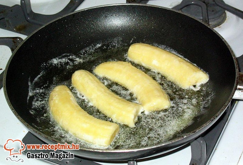 Sült banán készítése