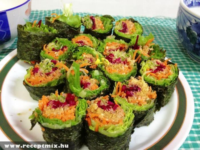 Zöldséges sushi