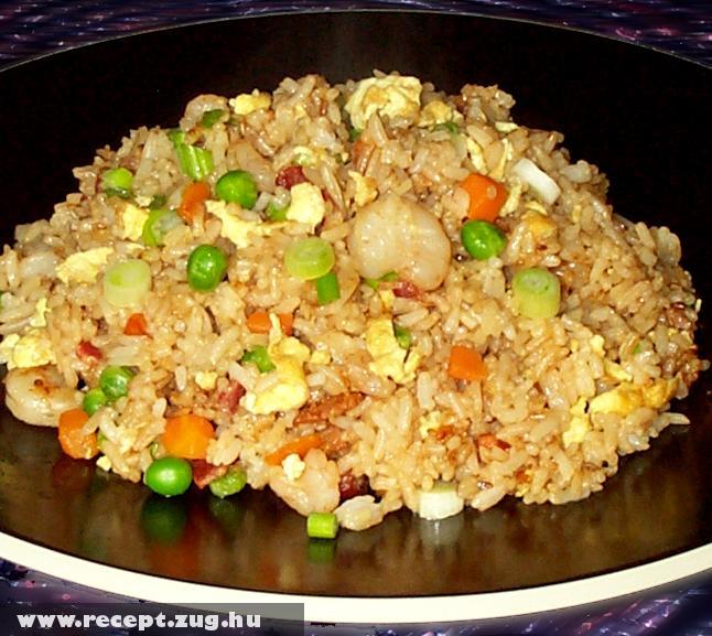 Kínai zöldséges rizs