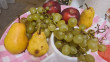 Őszi gyümölcs szüret, alma, körte, szőlő