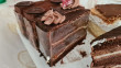 Csokis torta szelet
